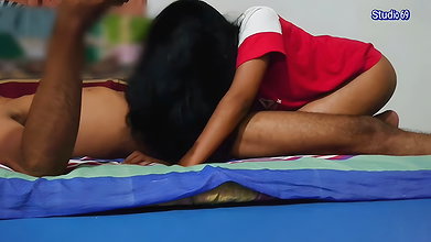 My Favorite Brunette Stepsister Loves to Have Sex with Me Because I Am 18 Years Old Indian Desi Cupple