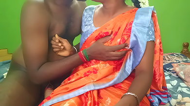 ammu remove thae blouse ,saree showing boobs 92