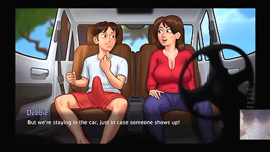 SUMMER TIME SAGA NEW UPDATE! HOT MILF STEP-MOM DEBBIE CAR SEX SCENE!!