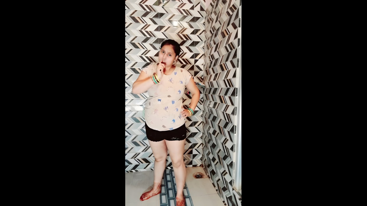 Puja Bhabhi Bathroom Scene My Desi Wife MMS