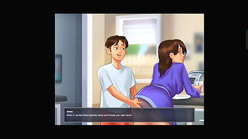 I fuck my stepmom in the kitchen during summertime saga 4
