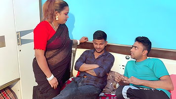 Two Stepbrothers Fuck Sister-in-Law in Indian Sex MMS