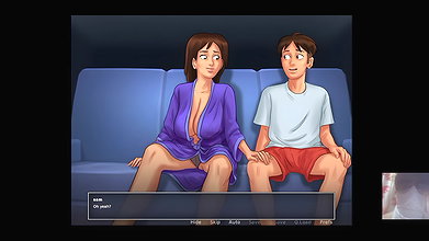 SUMMER TIME SAGA NEW UPDATE! MILF STEP-MOM DEBBIE CAUGHT ME JERKING OFF!!