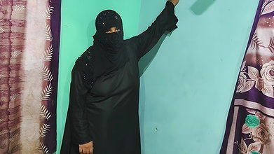 Muslim girl hijabi baby talking about hard sex