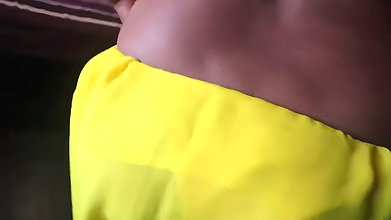 Saree with Oil Bath Sexy Dance Nilmini Sheron