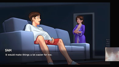 SUMMER TIME SAGA! MILF STEP-MOM HAVE ME BOOBJOB AND THEN I FUCKED HER!