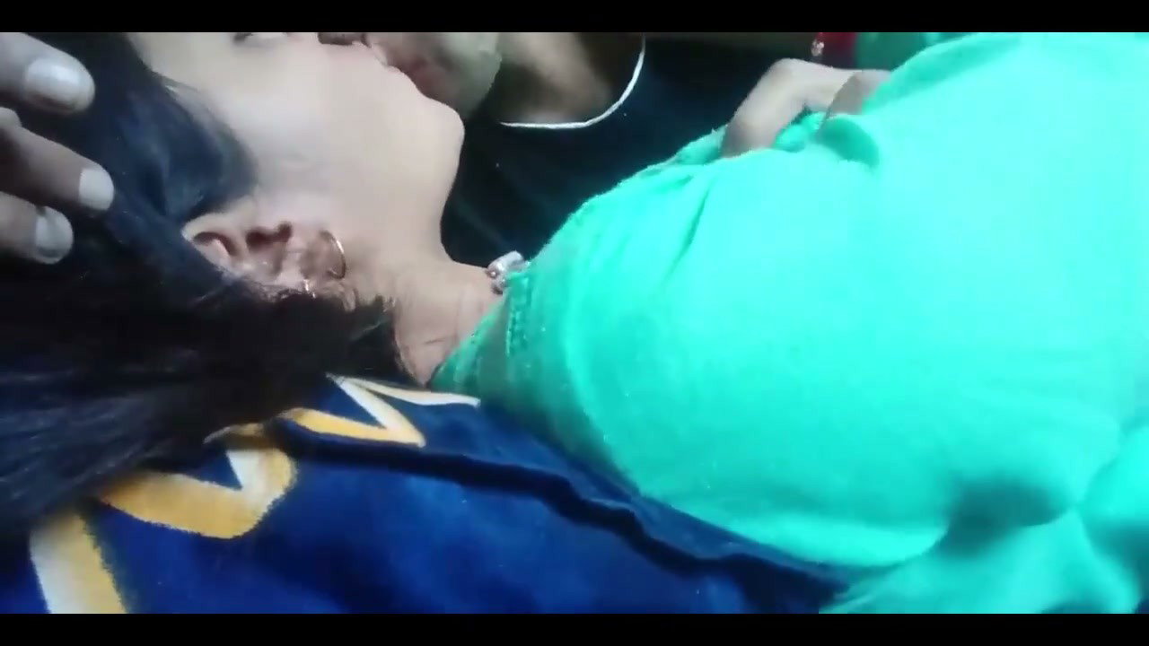 Kissing and Pressing Boobs of Girlfriend My Desi