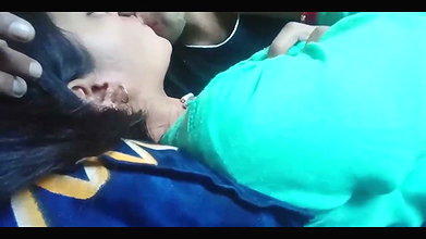 Kissing and Pressing Boobs of Girlfriend My Desi
