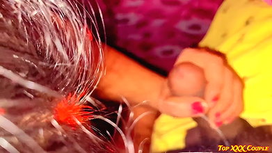In Midnight, My Step-sis Hot XXX Fun in Blanket