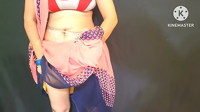 Bhabhi hold hand of her lover and put inside her pussy for fingering before sex in Riding position