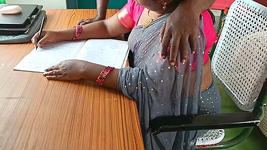 Fucking My Tuition Sir in Saree - 2