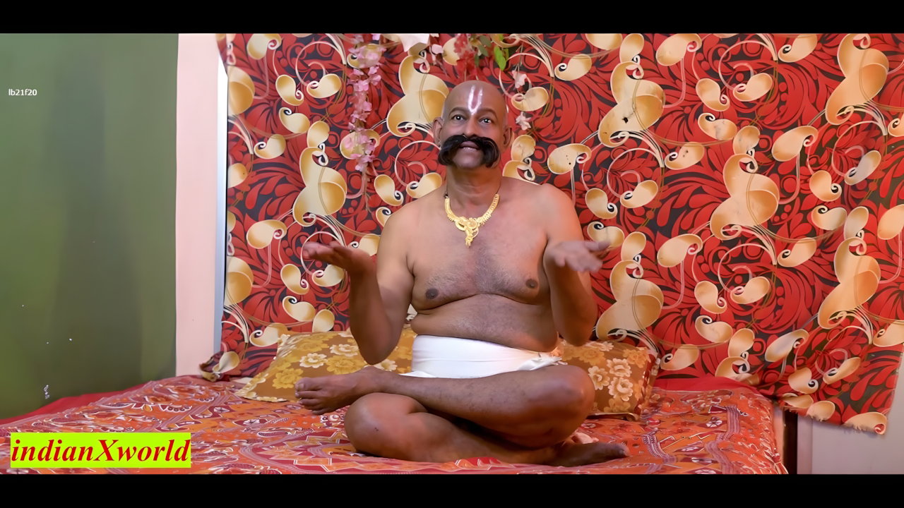 fake sadhu fucking unsatisfied lady on bed 2