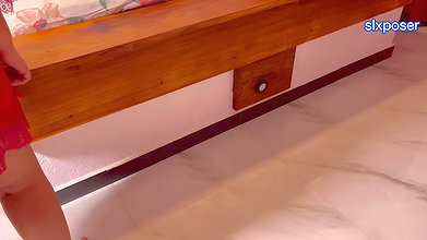 Hot Aunty Lets Me in When Stepfather Is Not Home & Sucks My Cock Like a Slut