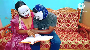 Student Seduced and Takes Everything From His Hot Teacher – Tamil Erotic Video with Loud Moaning