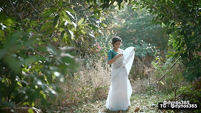 NAIR – WHITE SAREE