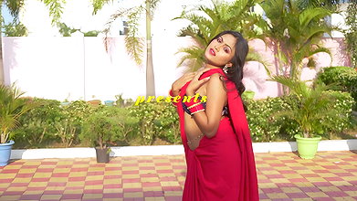hot shree huge cleavage hot navel show photoshoot 2