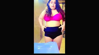 PUNJABI TANKER GF STRIPPING SHOWING SEXY FIGURE & FINGERING PUSSY MANY CLIPS 2 2