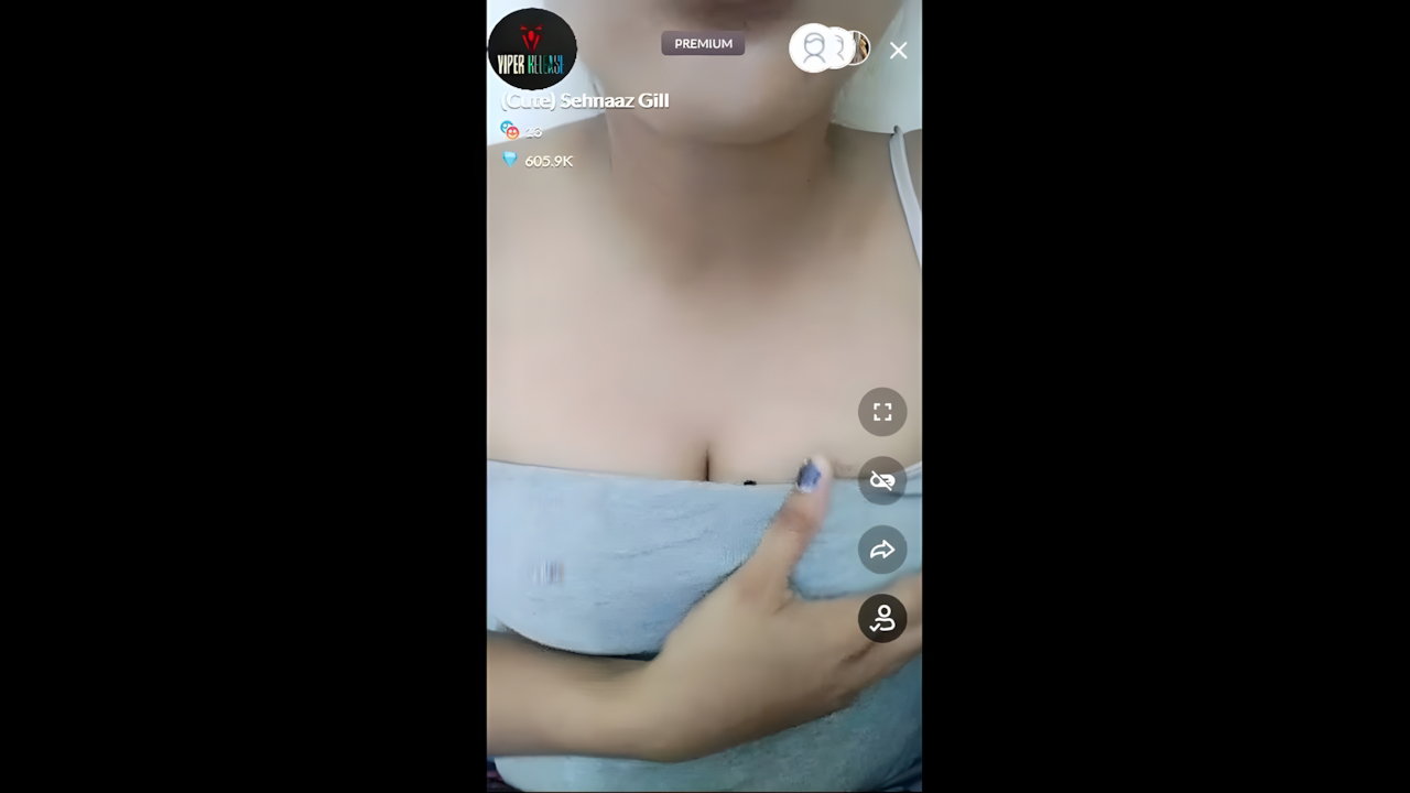(Cute) Sehnaaz Gill Tango Private Live
