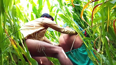 Hot Threesome Hard Fucking in Outdoor