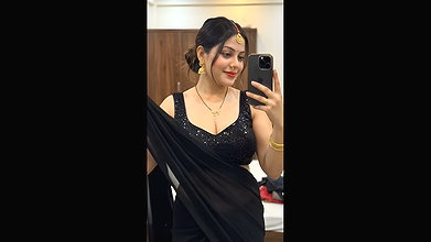 Hot Renu Serving Deep Plunging Cleavage, Tight Waist & Luscious Curves 2