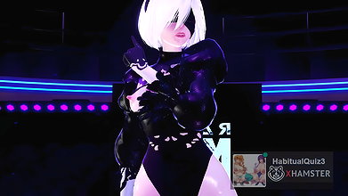 mmd r18 2B Chewy Nier Automata cosplay big ass want to fuck hard cheating queen fuck furry 3d hentai big dildo