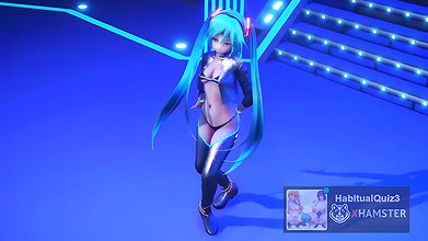 mmd r18 Miku GimmeXGimme vrchat fap hero anal sex game 3d hentai ahegao cosplay public sex