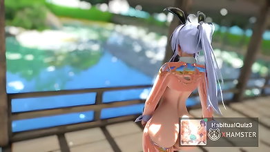 mmd r18 sex dance ahegao bitch want to fuck hard anal cum swallow big tits big dildo ntr