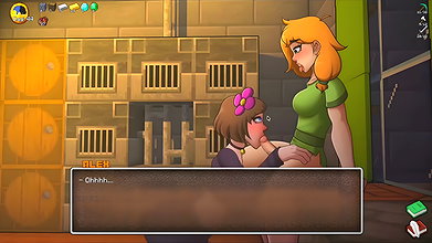 HornyCraft Minecraft Parody Jenny Gives Sloppy Deepthroat Blowjob to Futanari Alex