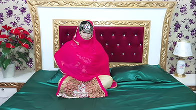 Beautiful Indian Sexy Bride Sex with Dildo in Wedding Dress