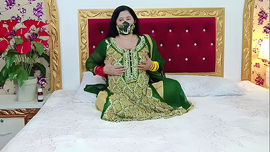 Beautiful Pakistani Bride Masturbation in Wedding Dress with Clear Hindi&urdu Dirty Talking