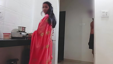 Rhea, the Newlywed Bride, Was Making Pudding in the Kitchen When the Stepbrother Grabbed Her From Behind and Had Sex