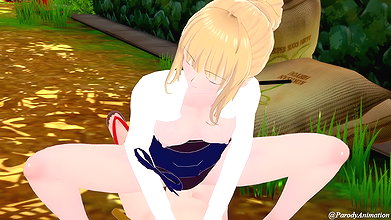 Get Fuck with SABER from Fate Series