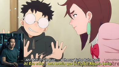 Japanese anime reaction momo chan and okarun