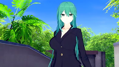 Kyouno Natsumi X Itsuka Shidou in the street
