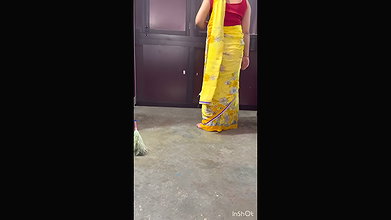 Indian Maid Fucked and Seduced by Owner for Gifts and Extra Salary