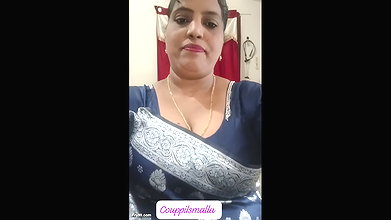 Your own aunty, shining in a saree