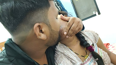 Indian Desi Stepsister and Stepbrother Slowly Slowly Kissing Hot and Sucking Boobs
