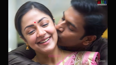 [6 CLIPS in same thread] Jyothika Kissed with extreme passion VERY HOT [AI EDIT] 1