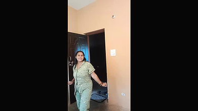 Puja baby dancing on the floor