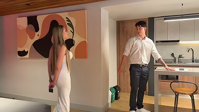 Busty Real Estate Agent Convincing Her Client to Buy by Giving Him a Good Cock Blowjob