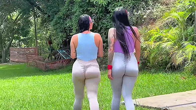 After exercising I give my ass to my boyfriend and go with my friend
