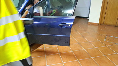 Big ass wife cuckolding with private mechanic