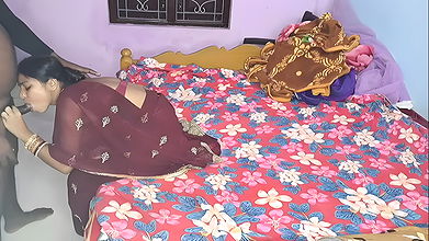 Newly married couples bedroom fucked in Indian Porn video