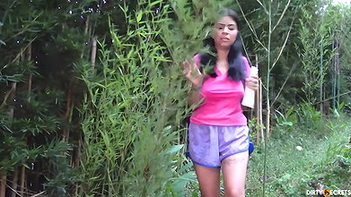 FARM EMPLOYEE FUCKS YOUNG EXPLORER IN THE JUNGLE