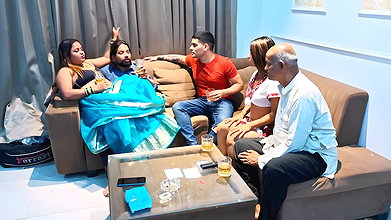 Indian Desi hardcore group gangbang sex video