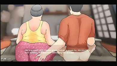 Plowed gameplay ass grabs and hairy pussy squirt
