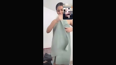 Beautiful Horny Bengali GF Shaking Ass Pressing Boobs Rubbing Pussy 2 2