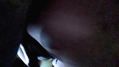 horny slut teen hotwife take the stepbrother to the motel and let him fuck her with thong aside while cuckold works