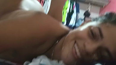 hubby films how i made him more cuckold with our neighbor and ending with a cock cum clean up