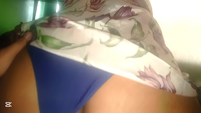 Married Brunette Riding Her Young Lover’s Cock